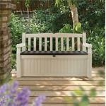 Ławka ogrodowa Keter Eden Garden Bench 265L beżowa