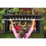 Ławka ogrodowa Keter Eden Garden Bench 265L szara