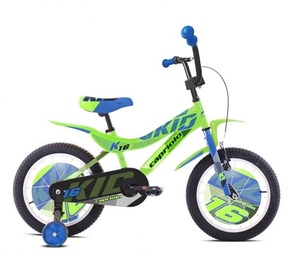 Rower dziecięcy Capriolo BMX 16" HT KID niebiesko-zielony