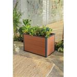 Doniczka Keter Maple Mobile Urban Garden Bed 88L brązowa