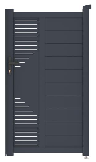 Furtka G21 Marion 100x173 cm prawa, antracytowa