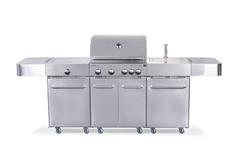 Grill gazowy G21 Arizona, kuchnia BBQ Premium Line 6 palników + zawór redukcyjny gratis