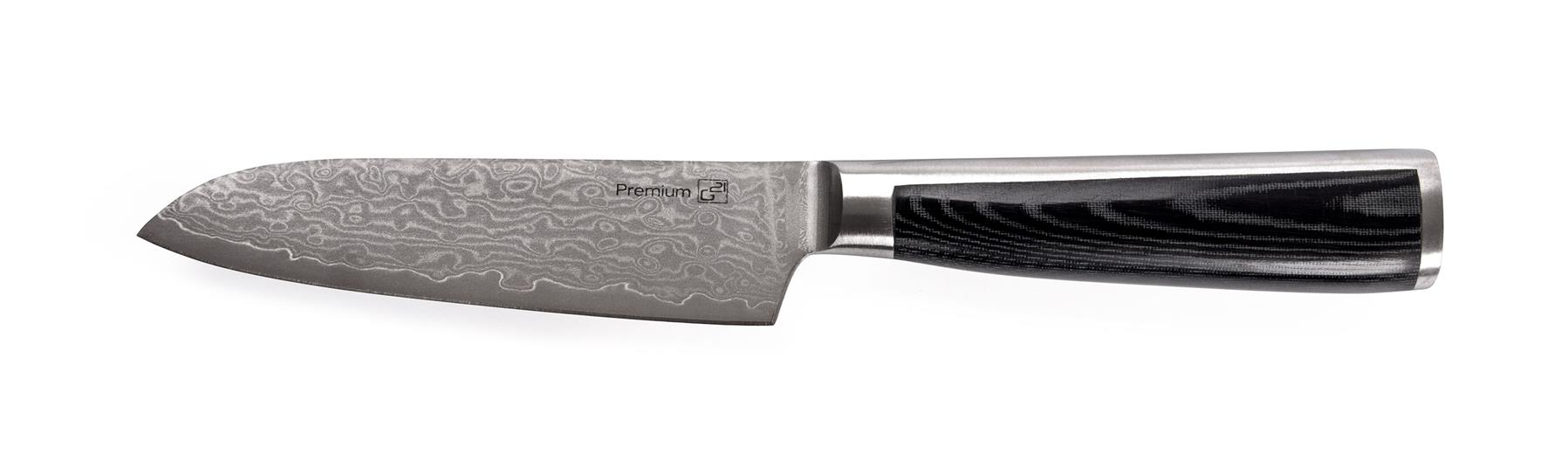 Nóż G21 Damascus Premium 13 cm, Santoku