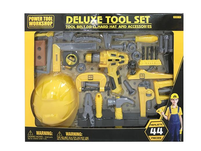 Zestaw zabawek G21 narzędzia dla dzieci DELUXE TOOLS, 44 elementy