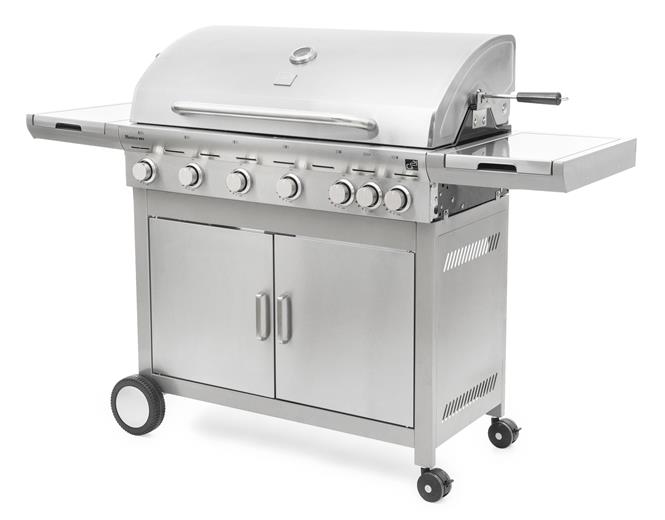 Grill gazowy G21 Mexico BBQ Premium Line, 7 palników + GRATIS zawór redukcyjny