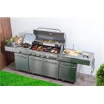 Grill gazowy G21 Nevada BBQ Kitchen Premium Line, 8 palników + GRATIS zawór redukcyjny