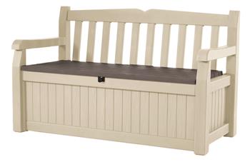 Ławka ogrodowa Keter Eden Garden Bench 265L beżowa