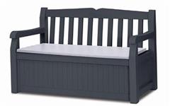 Ławka ogrodowa Keter Eden Garden Bench 265L szara