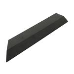 Listwa zakończeniowa G21 Ebony do płytek WPC, narożnik 38,5 x 7,5 cm (lewy)