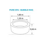 Nadmuchiwane jacuzzi Marimex Pure Spa - Bubble HWS - niebieskie -Intex 28486EX 