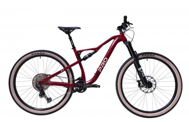 Rower z pełnym zawieszeniem Capriolo MTB FS ALL-MO 9.7 DEEP RED