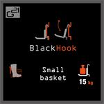 System zawieszania G21 BlackHook small basket 30 x 22 x 23 cm