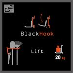 System zawieszenia G21 BlackHook lift 7,6 x 15 x 27 cm